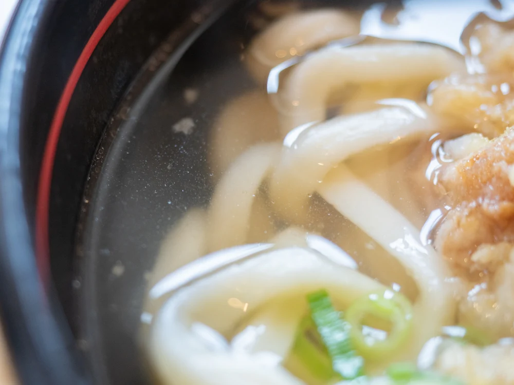 かわはら:イカ天ぷらうどん