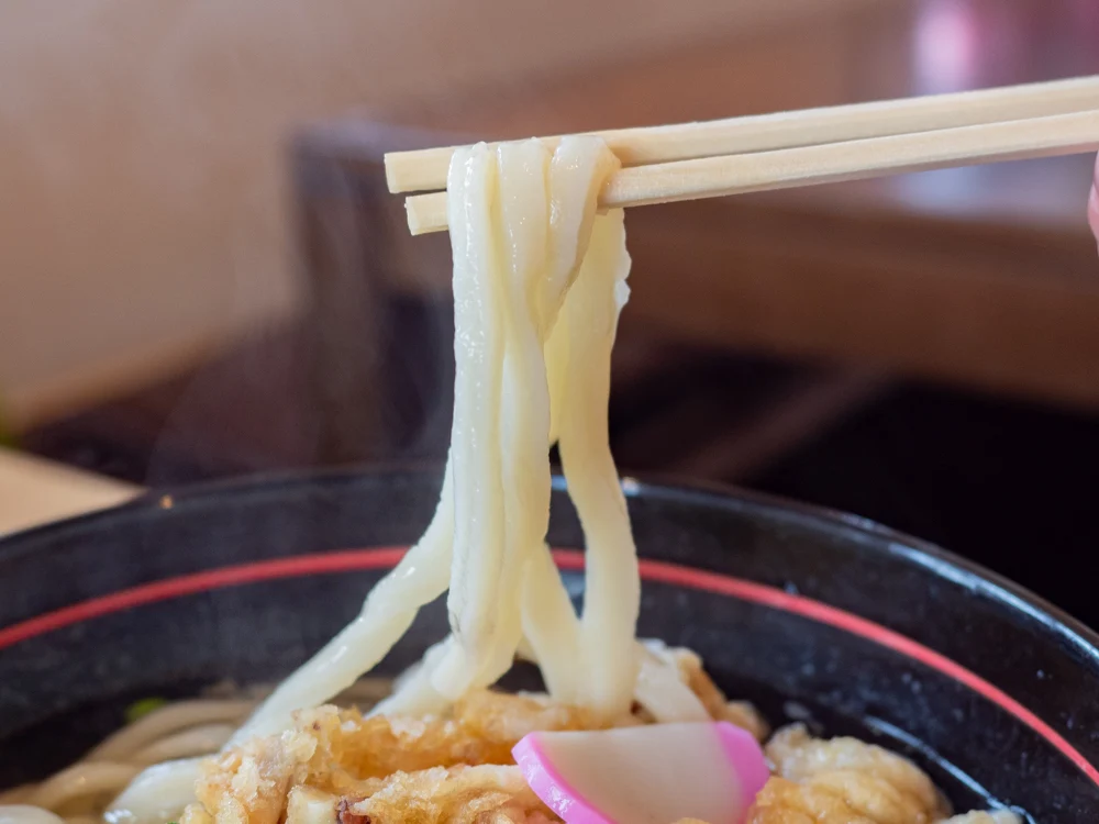 かわはら:イカ天ぷらうどん