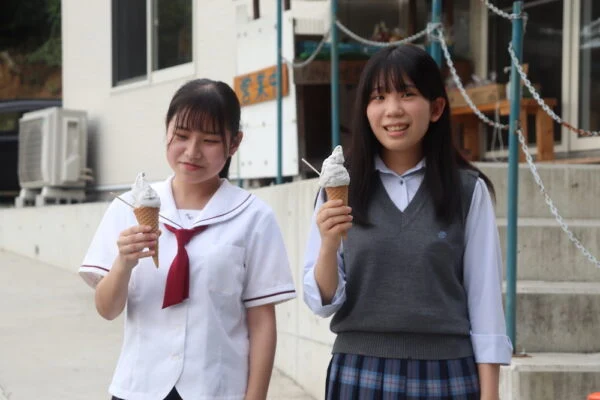 吉備中央町産ブルーベリーを使った特製ジェラート ～ 倉敷鷲羽高校と高梁城南高校がコラボ商品を開発