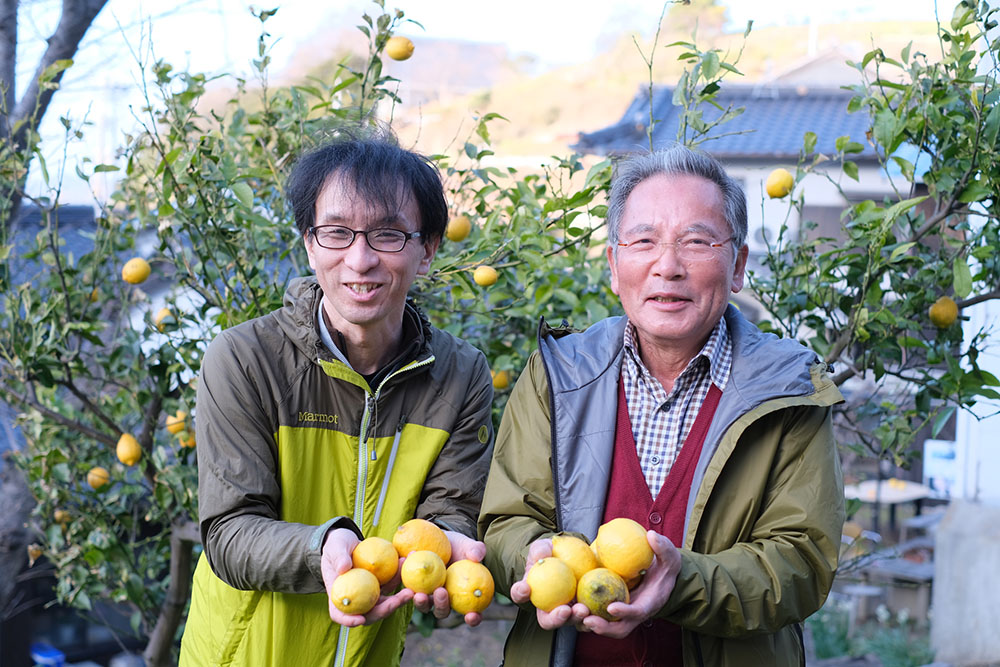 生産者とパシオン山脇 節史さん