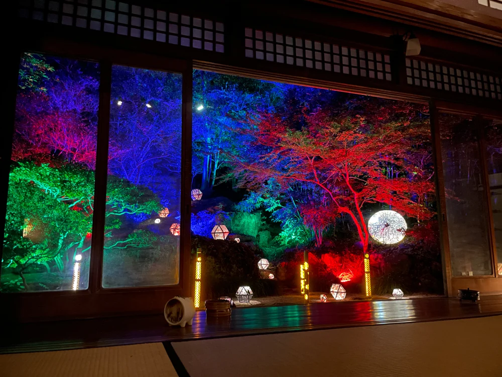 斎館 幻想あかり(部屋から)