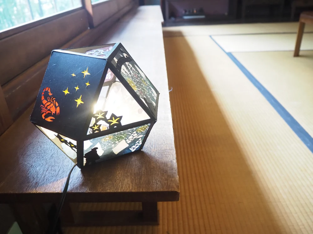 斎館 切子あかり