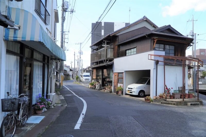 武野屋近くの住宅街