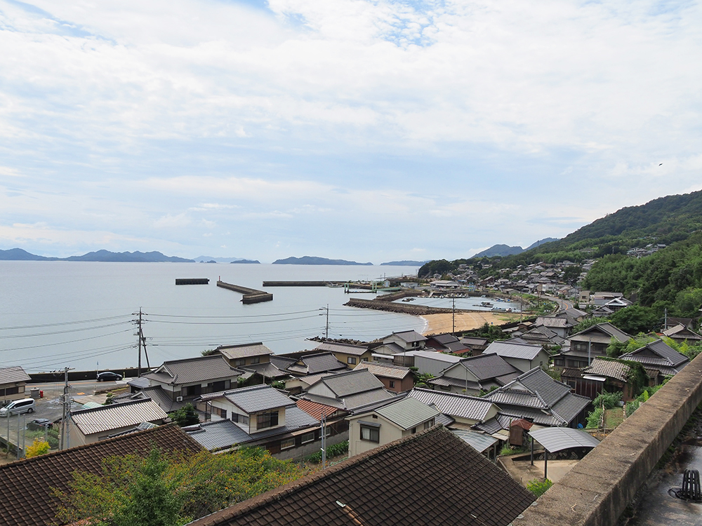 海の校舎　RC屋上より