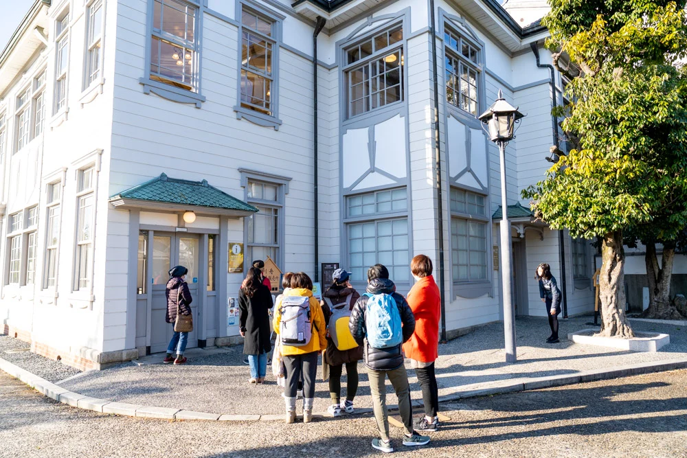 開館前の倉敷館 観光案内所