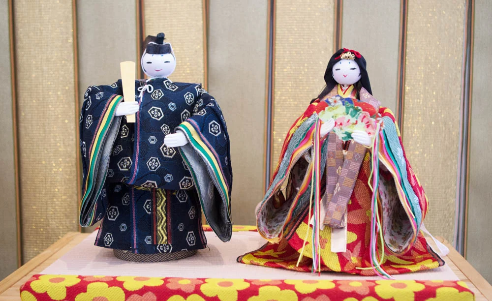 FLAT児島本店 畳縁と真田紐のお雛様