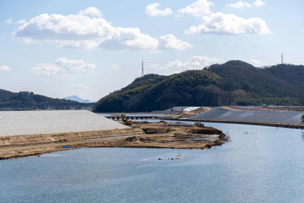 2022年2月現在の合流地点
