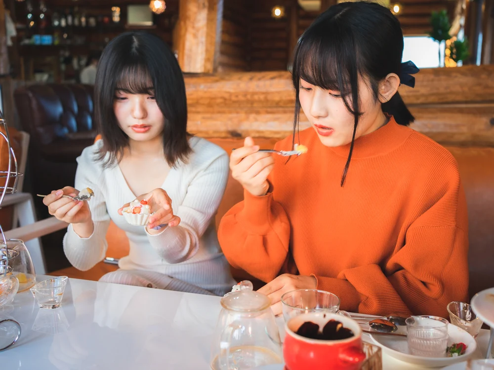 一口一口大切に食べる