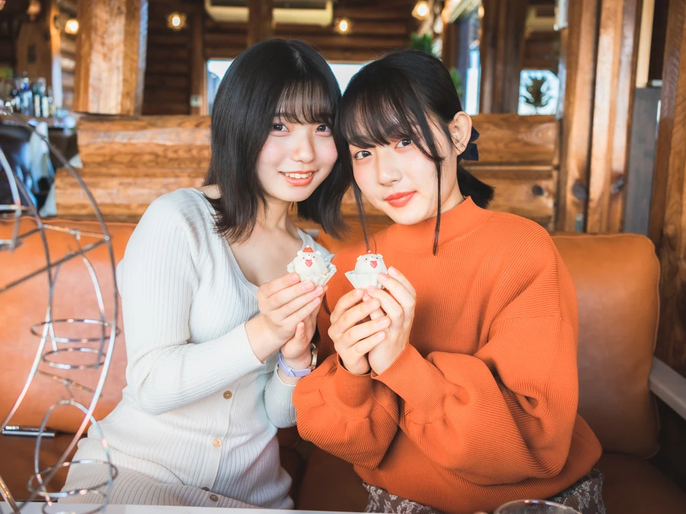 くまさんと記念撮影
