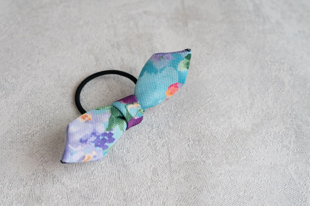 畳縁でハンドメイド 縁結びリボン