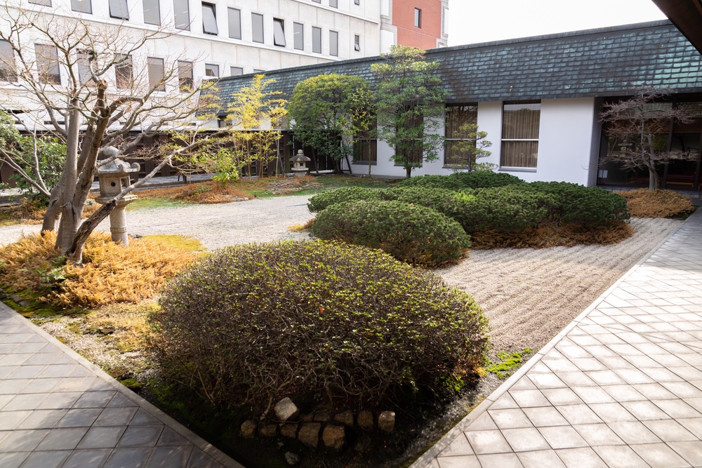 屋上庭園のようす