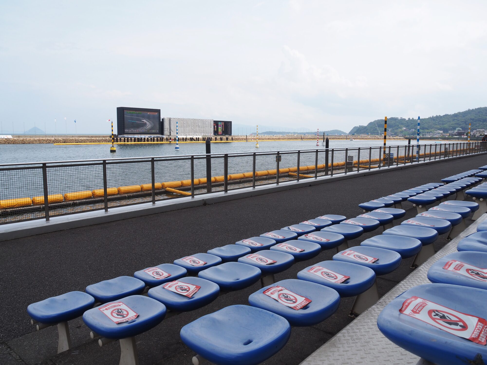 屋外席_ボートレース児島