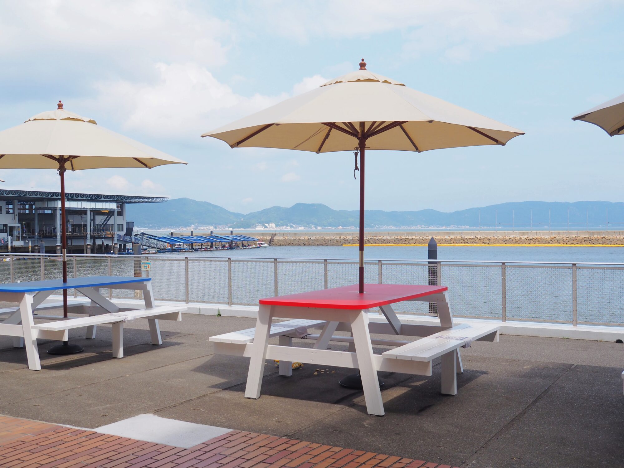 パラソル席_ボートレース児島