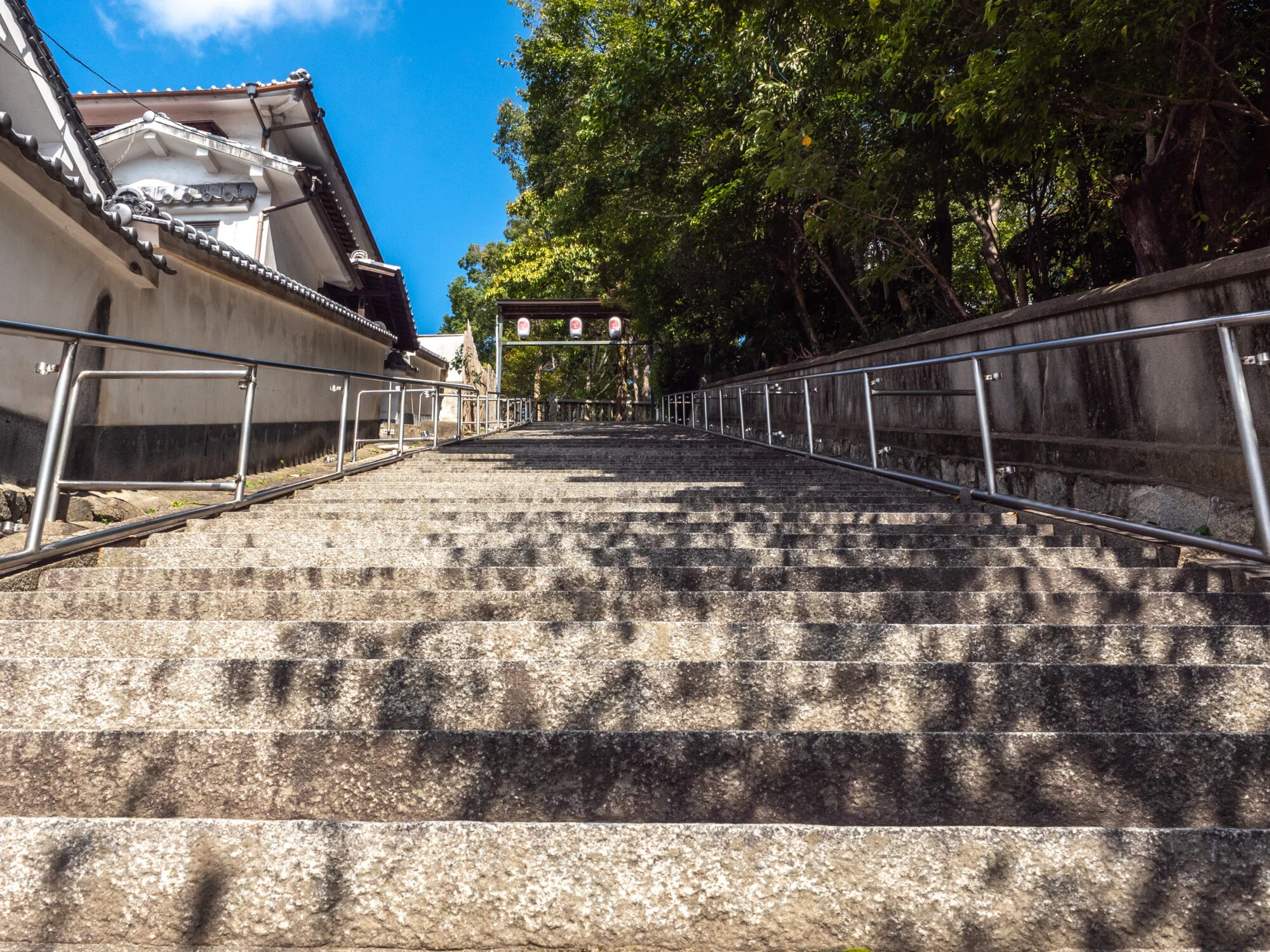 阿智神社 石段 米寿坂