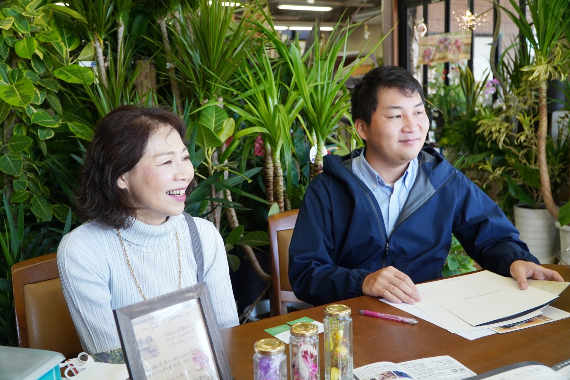 写真左が宮原明身さん、右が宮原克典さん
