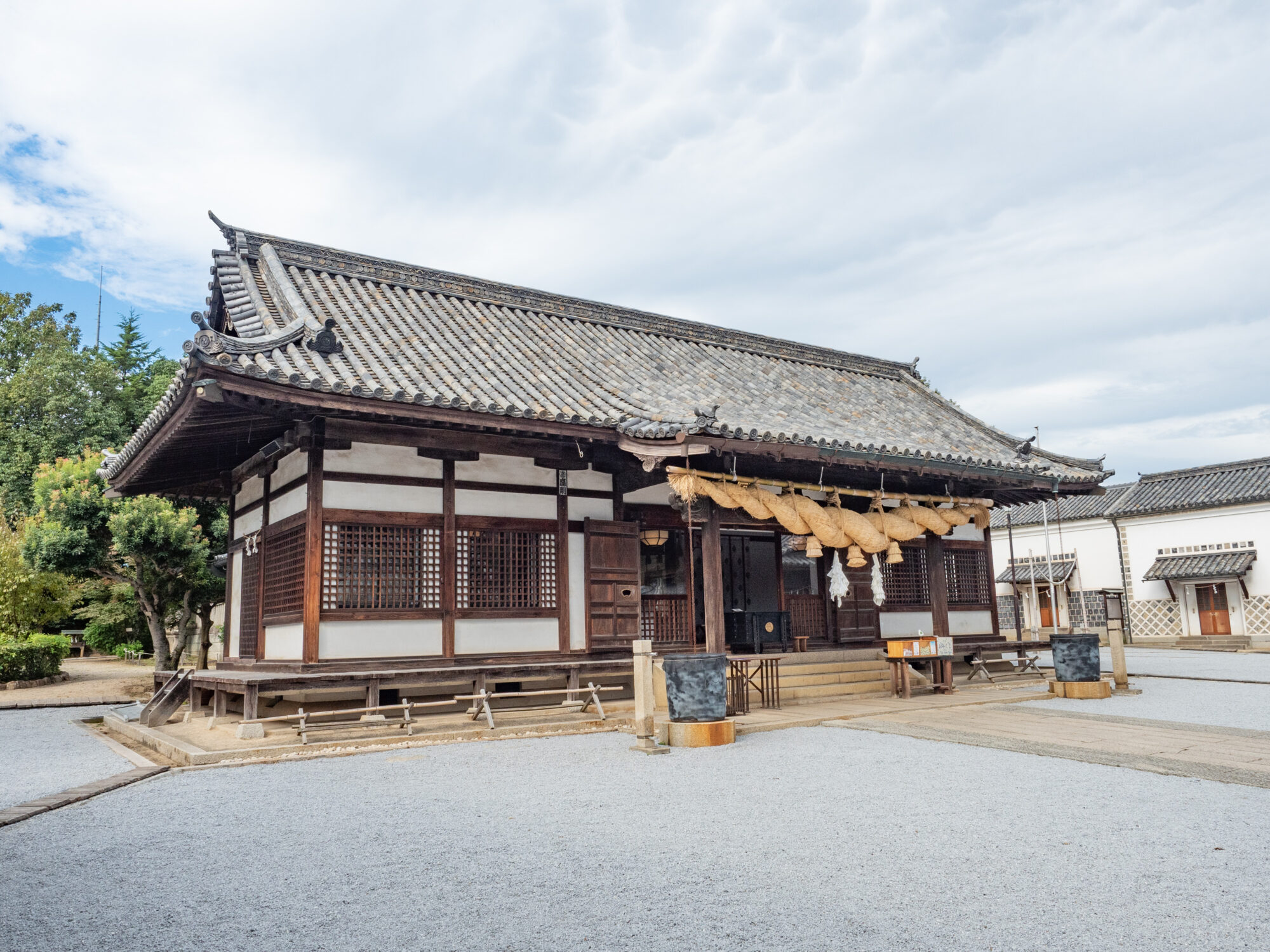 阿智神社：拝殿
