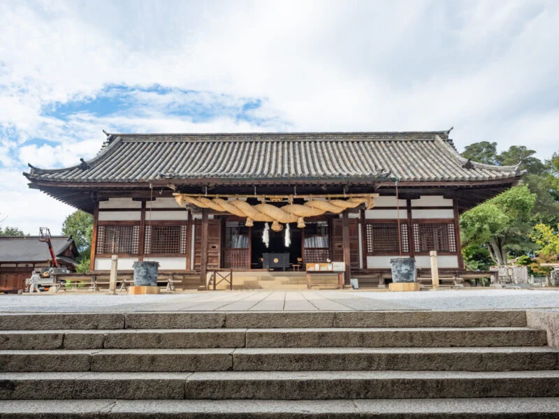 阿智神社：拝殿
