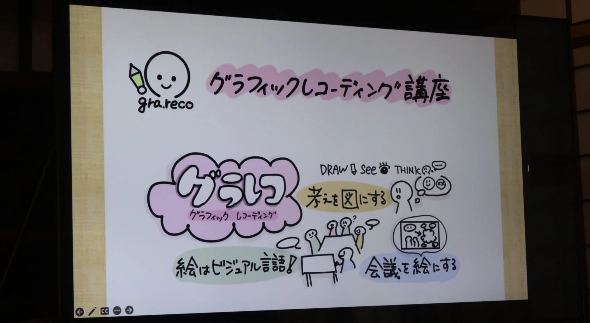 絵が苦手でもグラレコはできるのか？高梁川流域はたらきかた発見マルシェ くらボ～ロ「グラフィックレコーダーコース」に参加