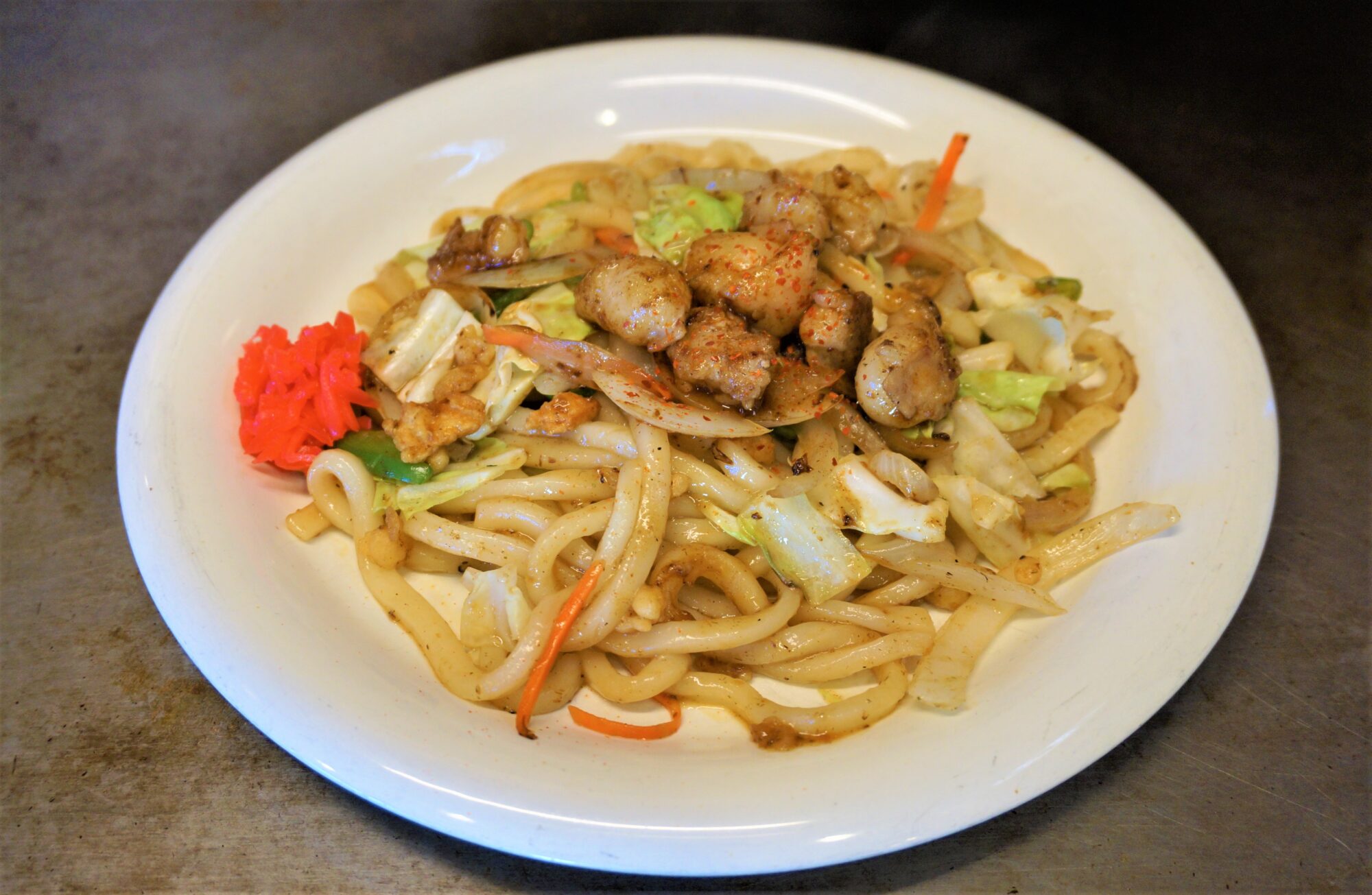特上ホルモンうどん