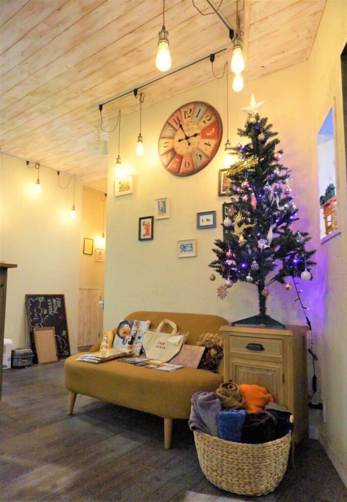 店内クリスマスツリー