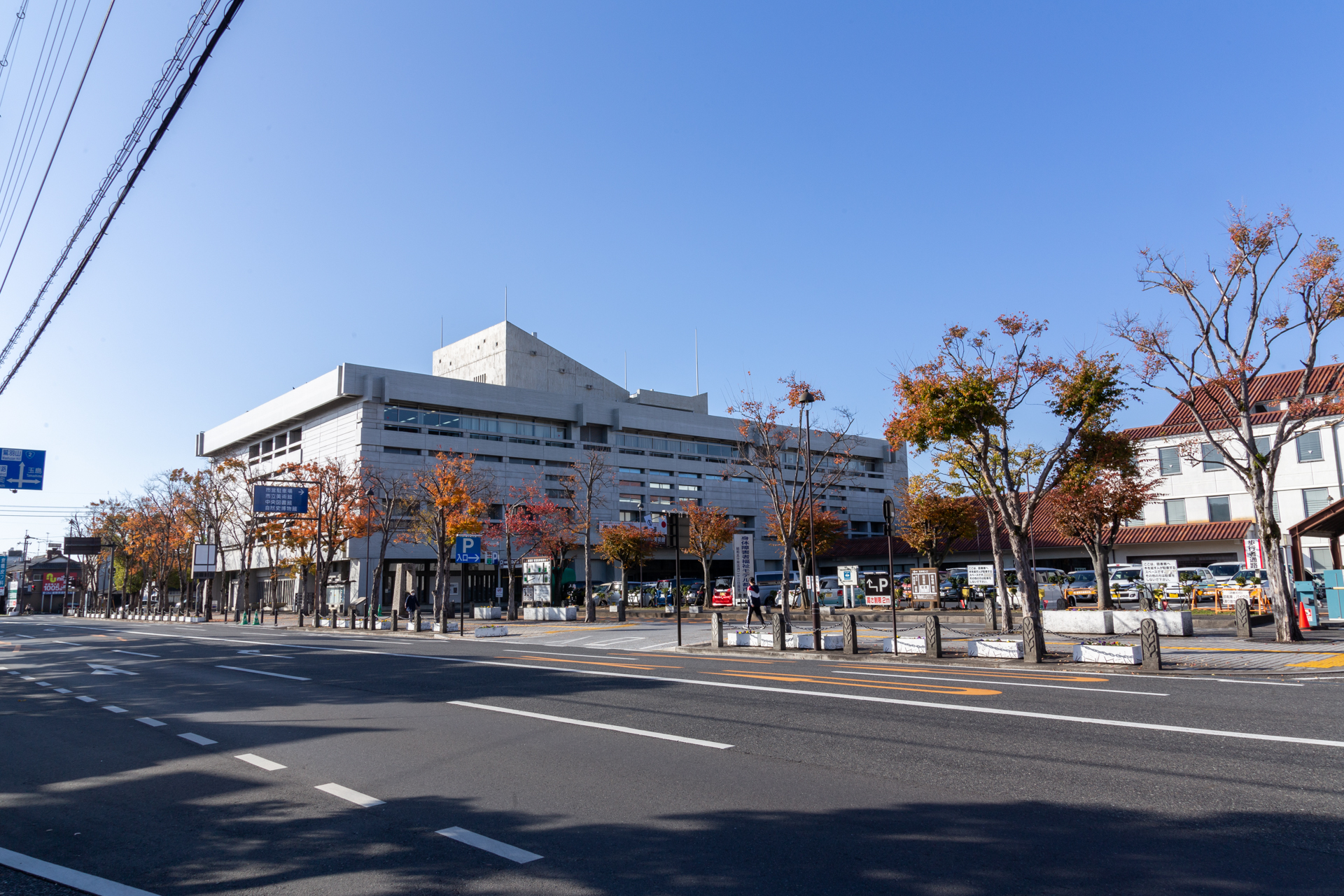 市立美術館・中央図書館・自然史博物館の文化施設ゾーン
