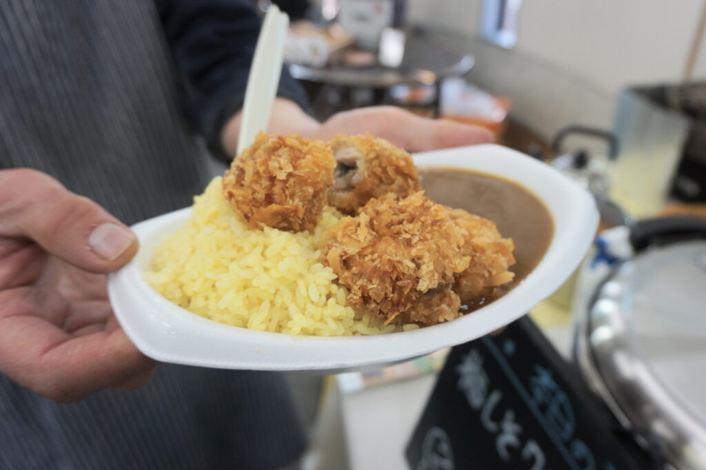 ナッシュカリーアメリカンのカレー