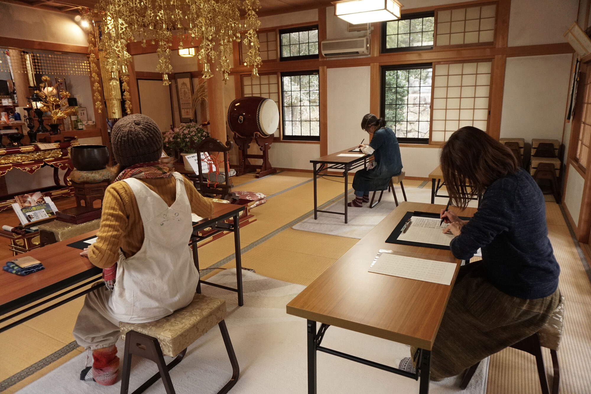 自分のペースで黙々と書き進める