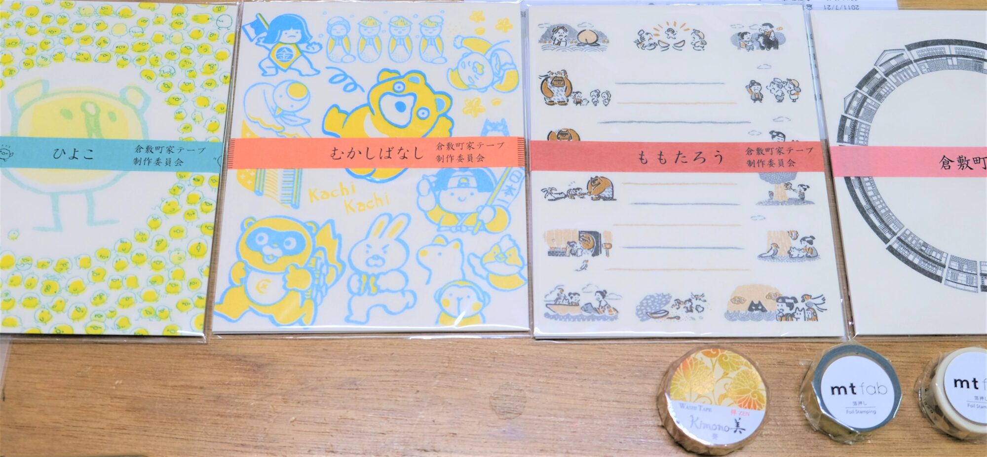 Letter paper from Kurashiki Machiya Tape Production Committee