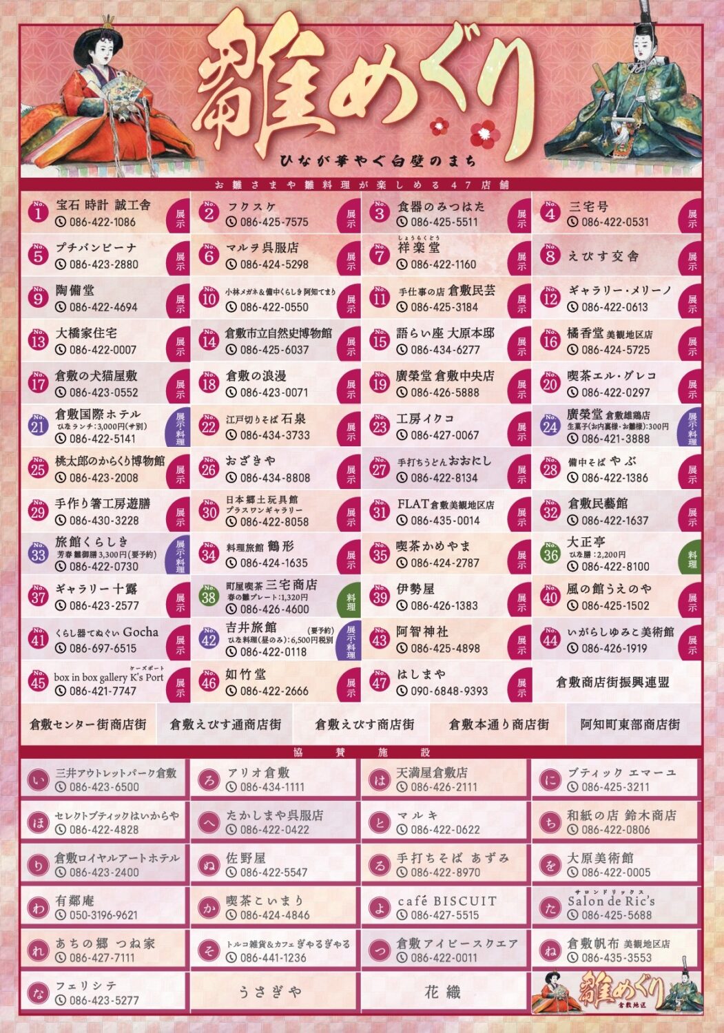 雛めぐりチラシ裏
