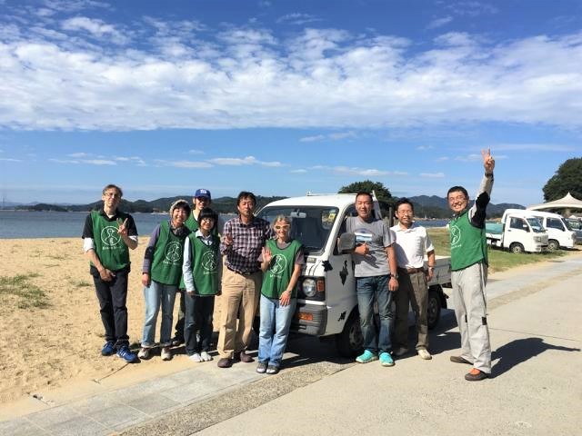写真提供：greenbird岡山チーム　笠岡諸島での活動のようす