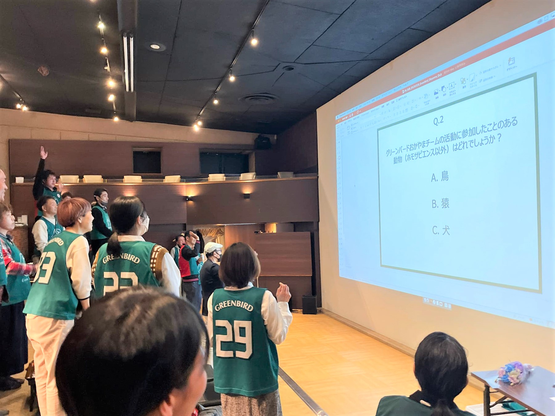 写真提供：greenbird岡山チーム　10周年記念パーティーのようす