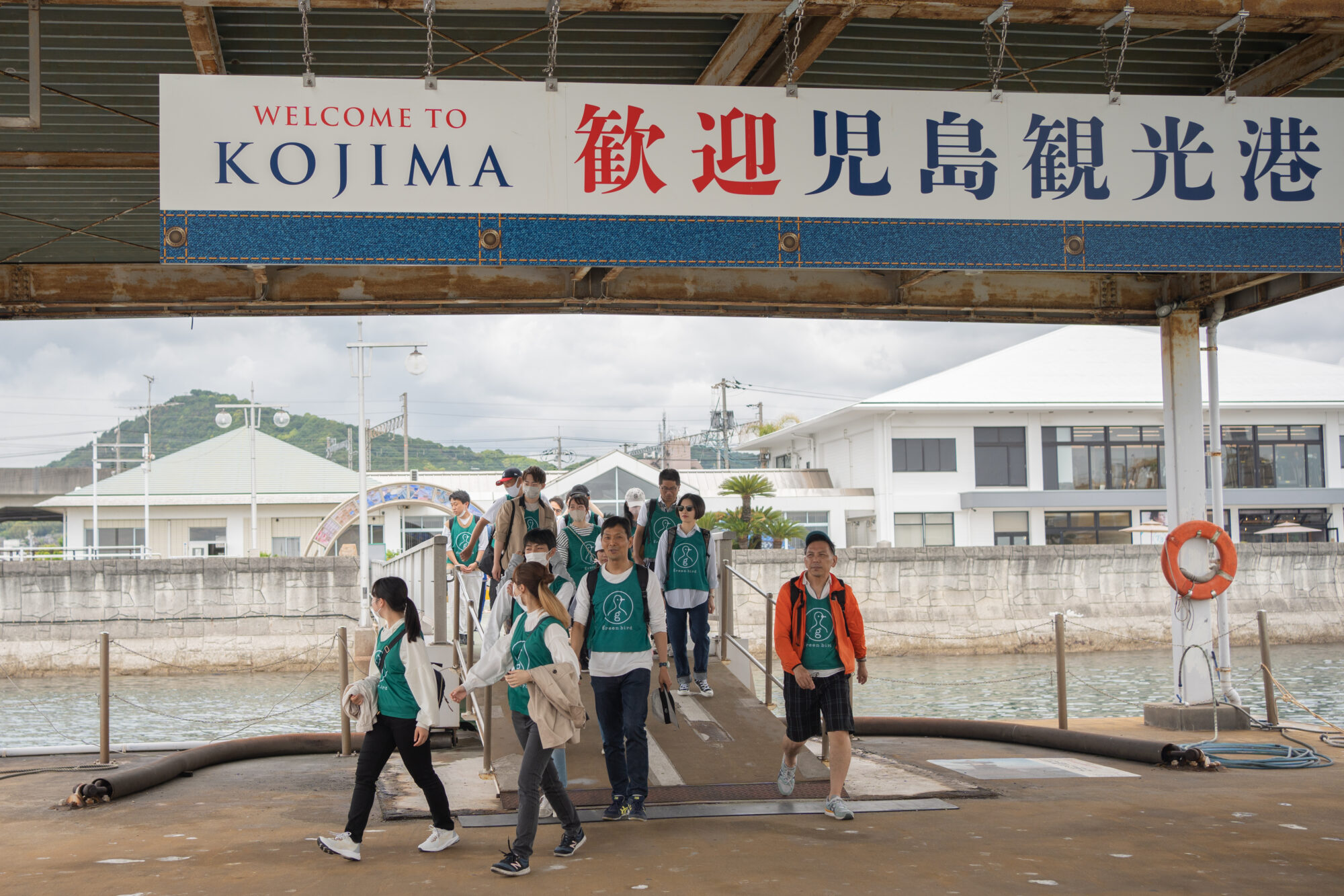 児島港を出発