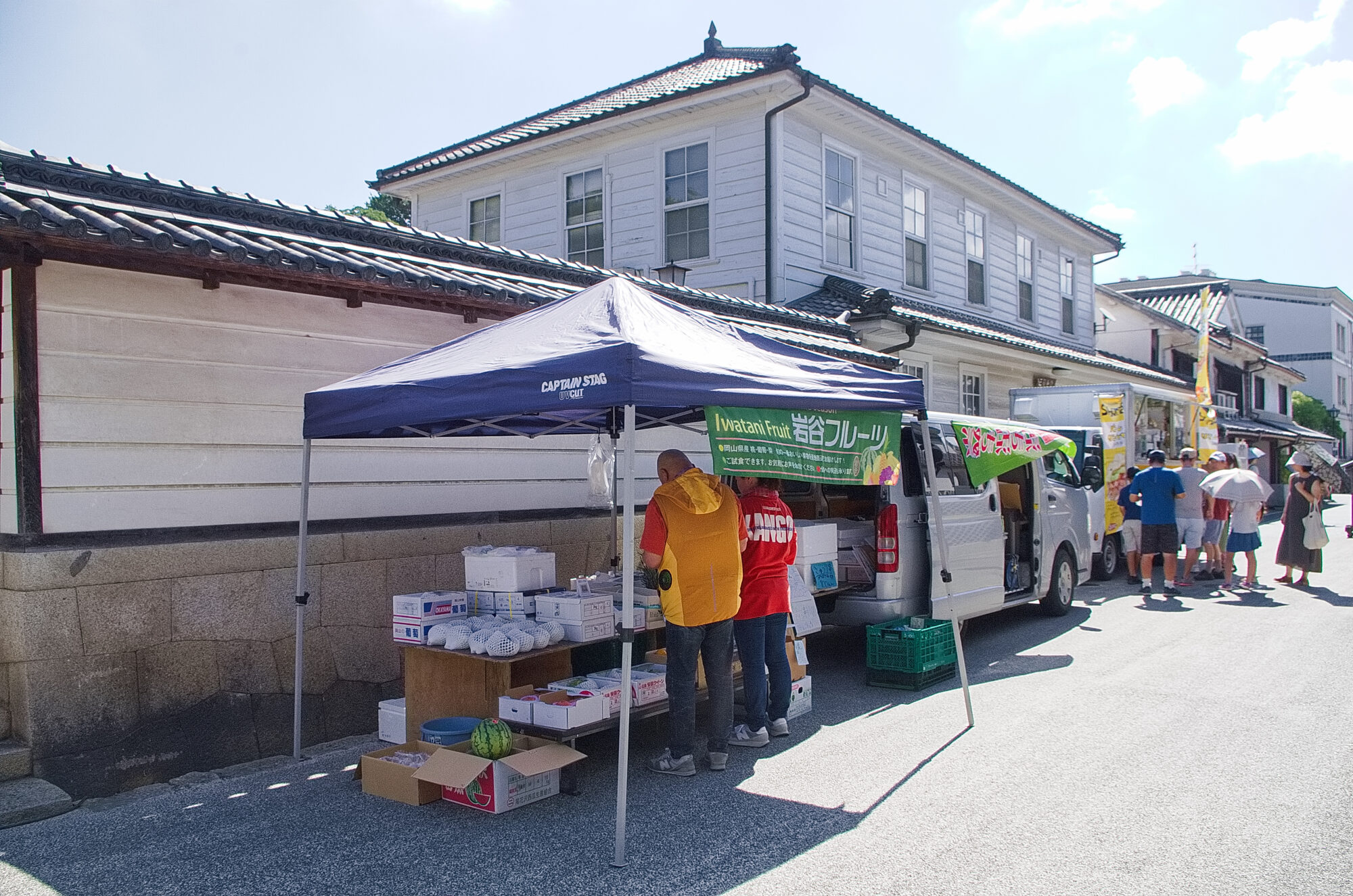 誓願寺門前朝市 本町通り