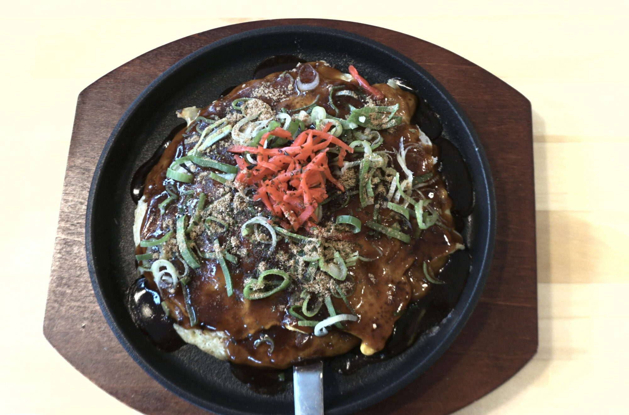 お好み焼き（上から）