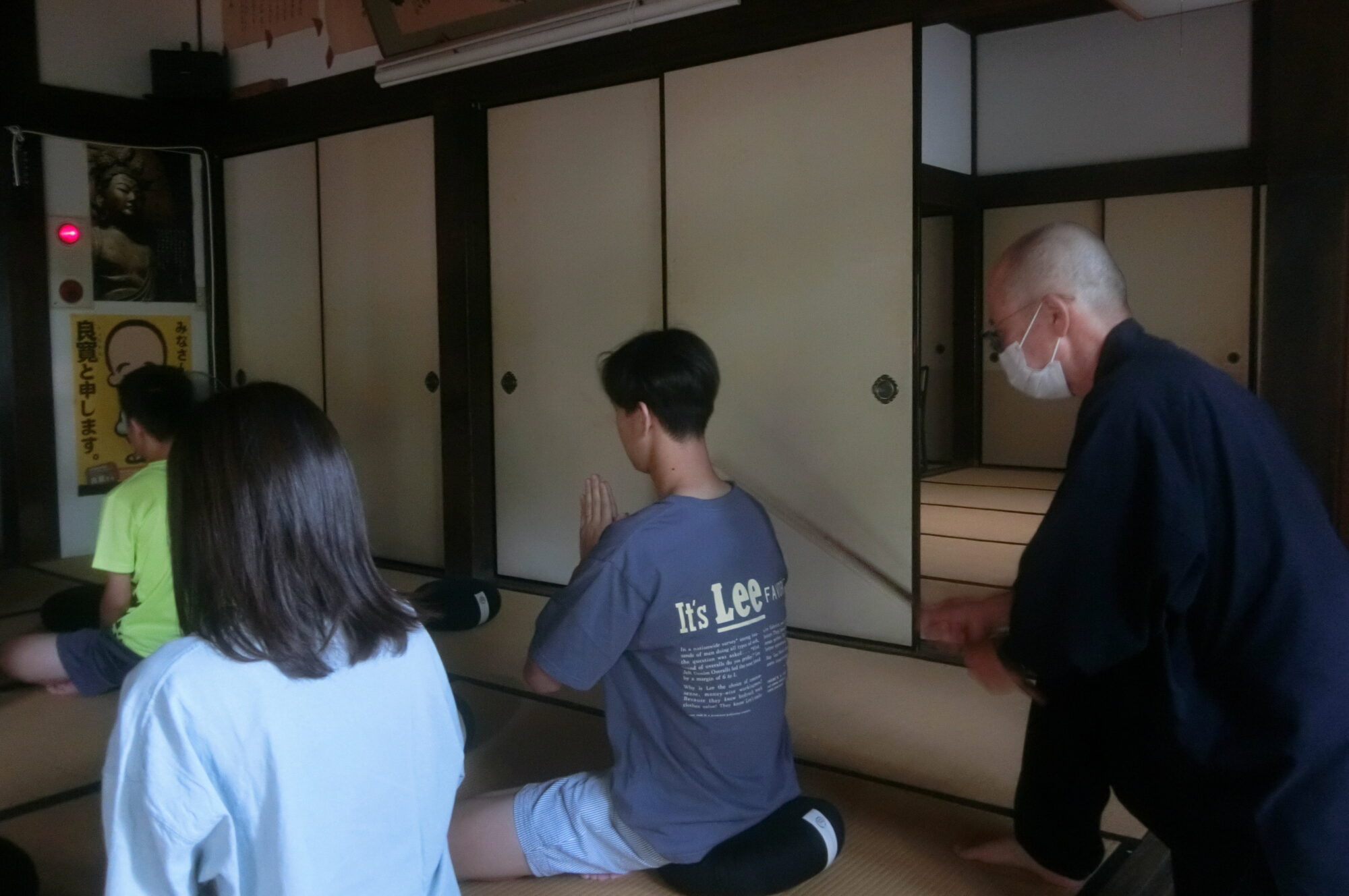 警策を体験する