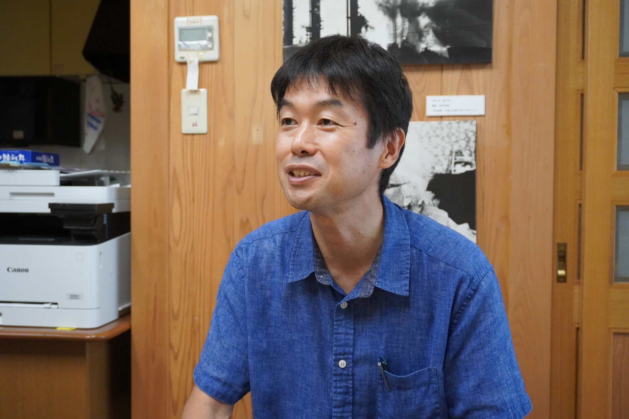海ボウズプロジェクトの代表　塩飽敏史さん（公益財団法人　水島地域環境再生財団理事／研究員）