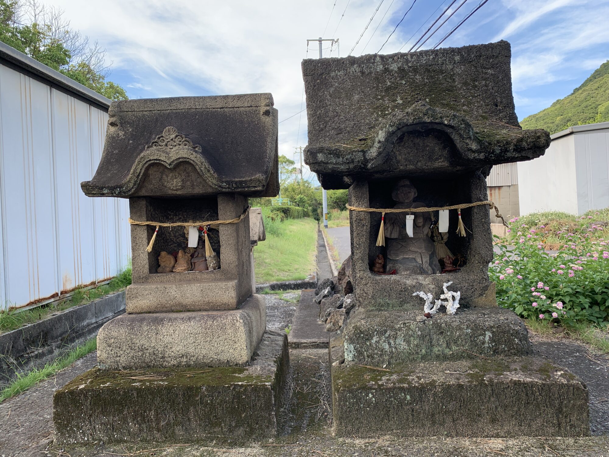 豊漁を祈願したであろう恵比寿さんを祀る祠