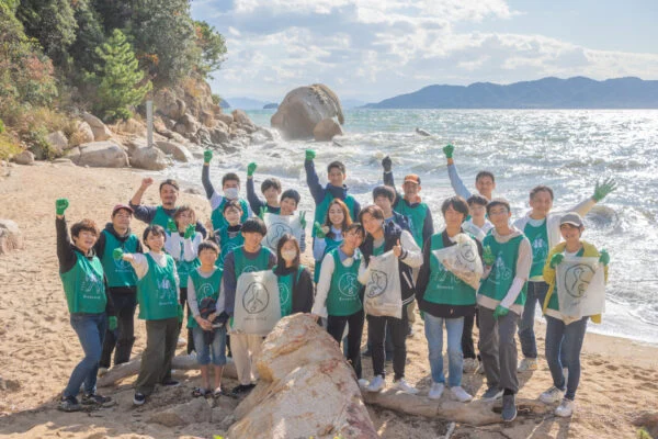 第2回 岡山離島プロジェクト（令和5年10月21日開催）〜 六口島で再訪。化粧品ブランド ロクシタンとともに海洋ゴミ問題について考える