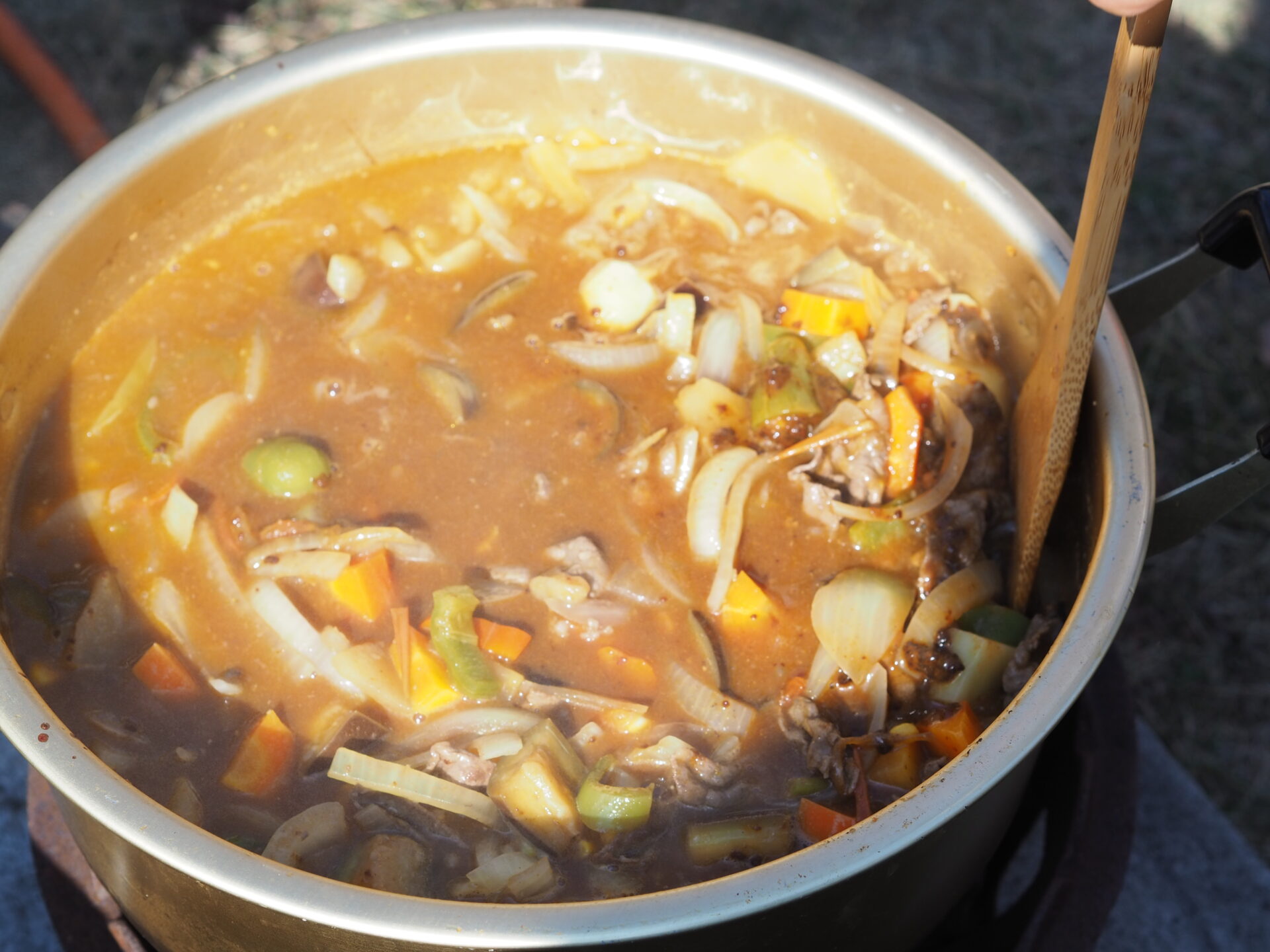 みんなで作ったカレー