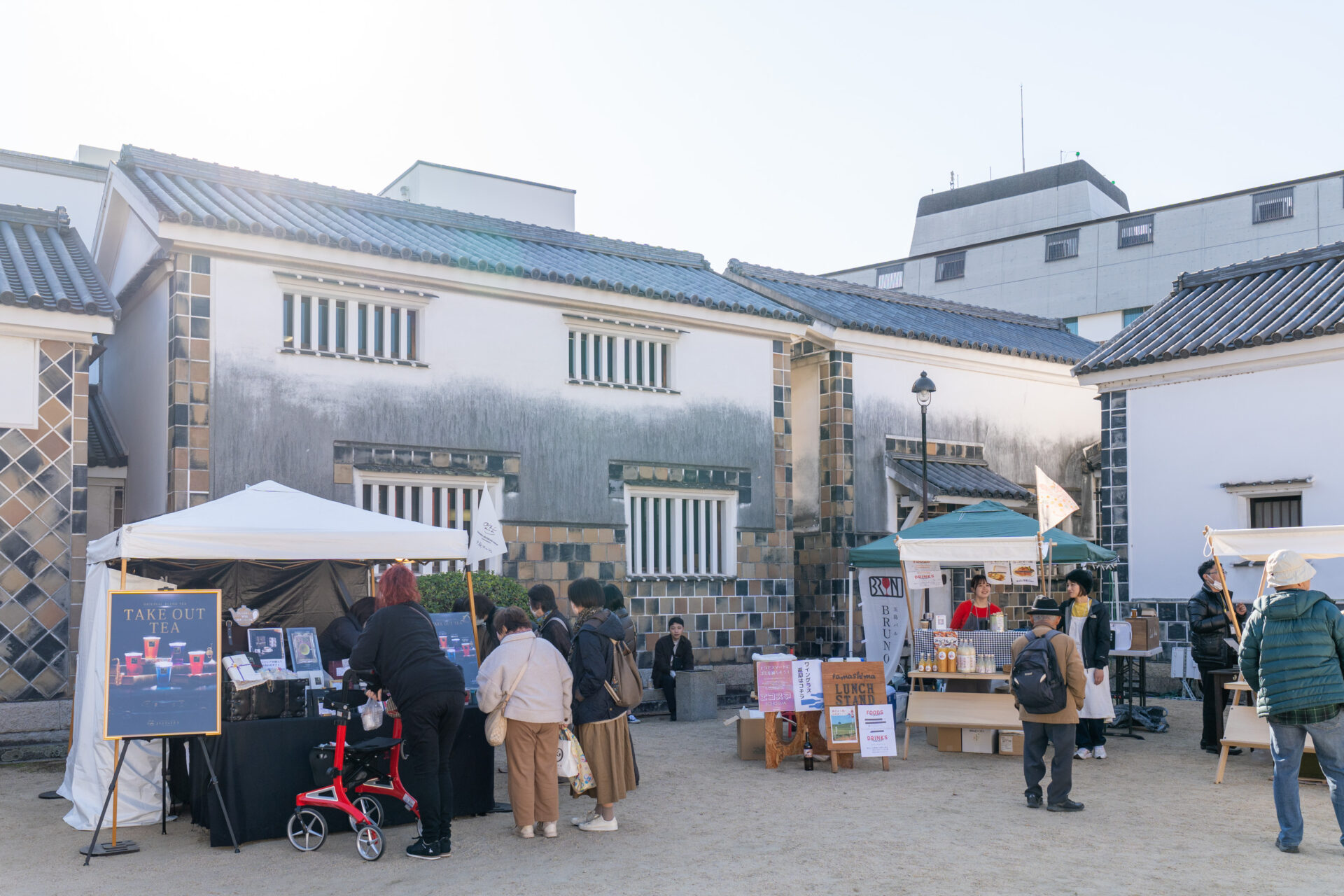 中庭会場