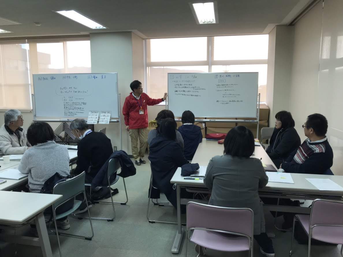 見守り連絡員のミーティングのようす（写真提供：倉敷市真備支え合いセンター）