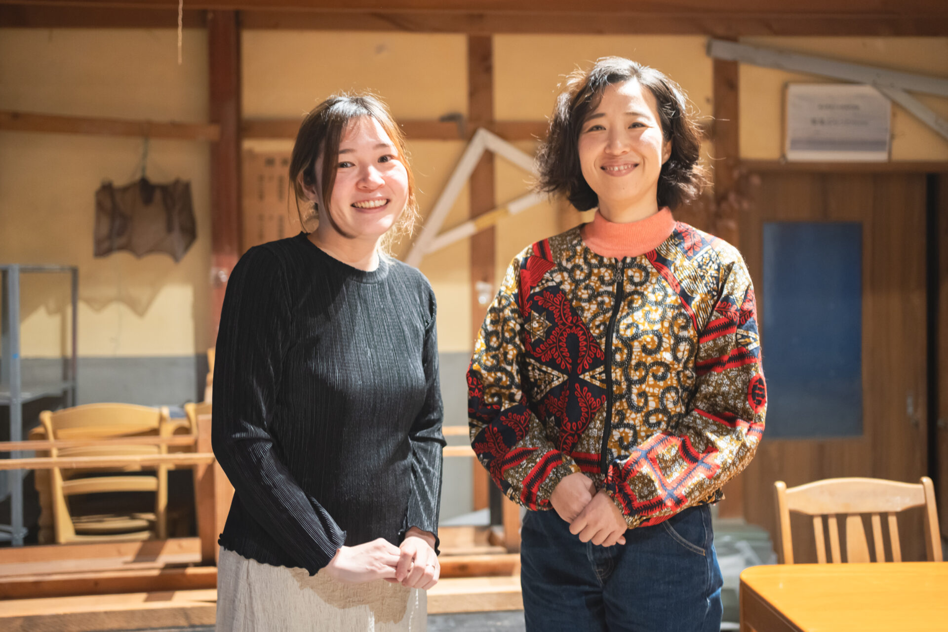 Ms. Okimura and Ms. Kobayashi