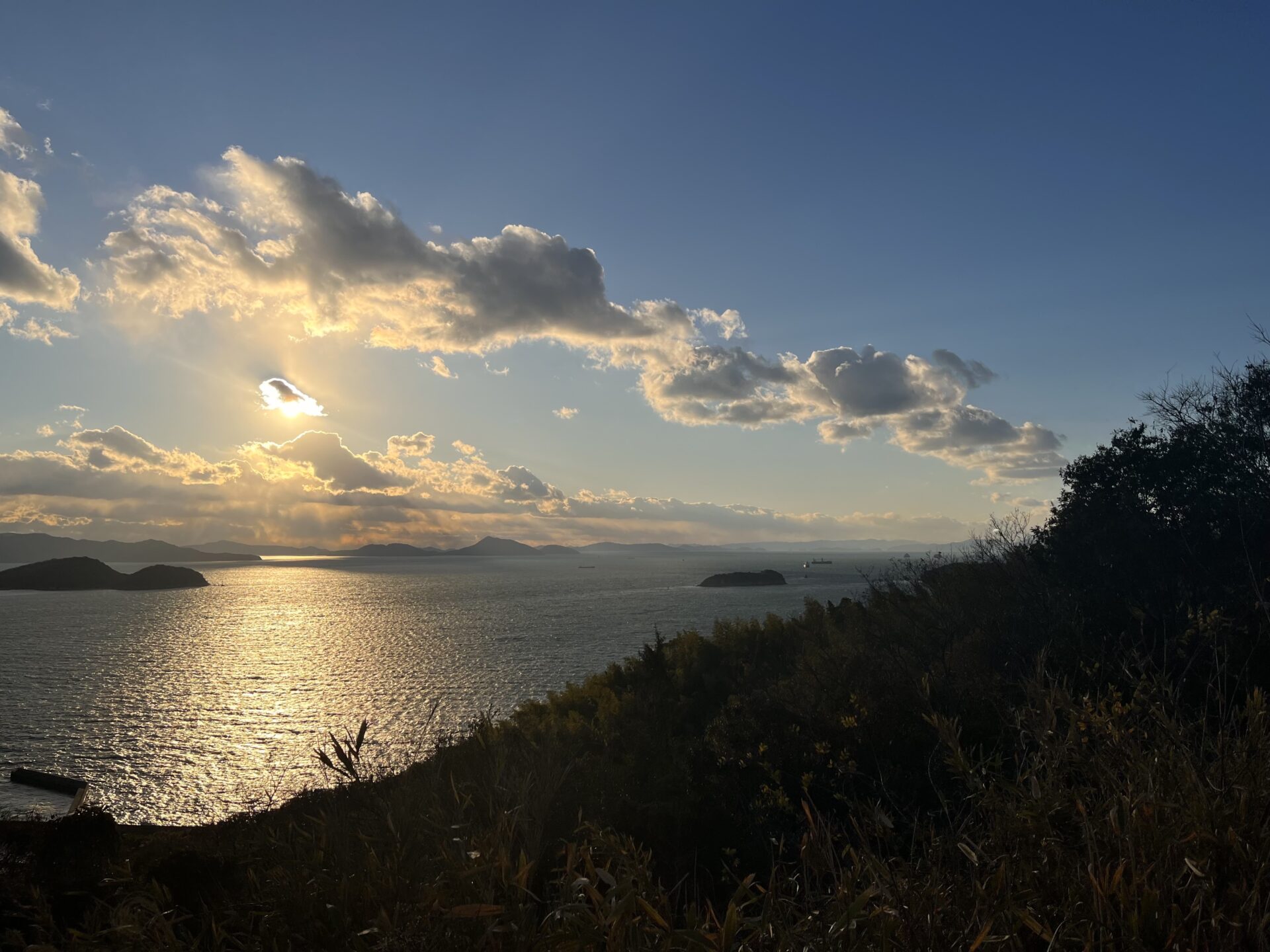 三百山の夕景②