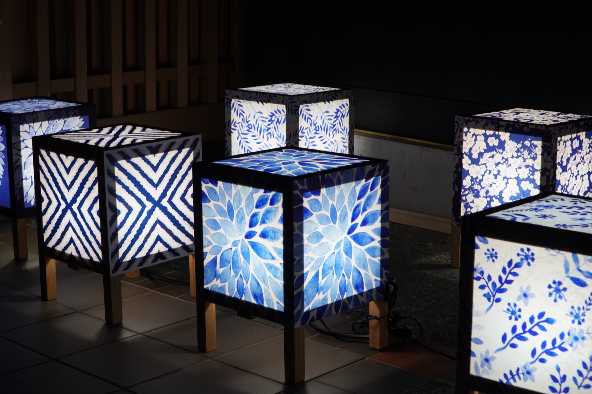 インディゴ雪洞(倉敷SOLAみんげい広場に展示予定)※要確認
