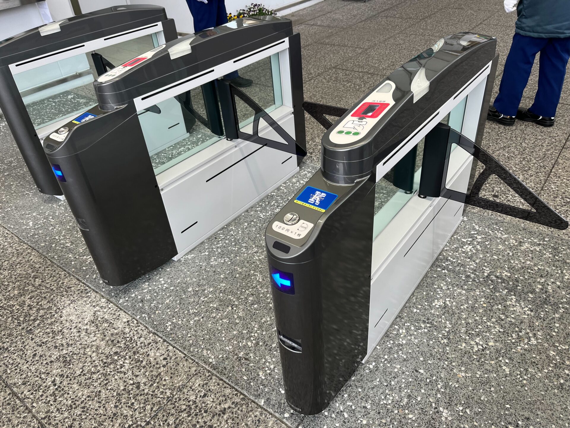 入場口の機械
