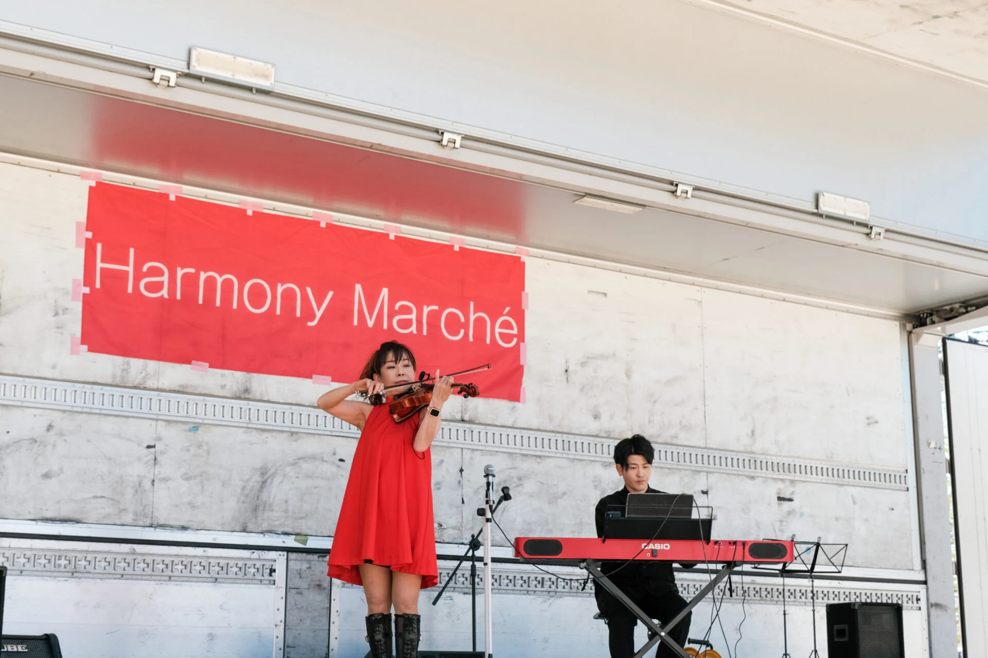 第2回ハーモニーマルシェのようす
