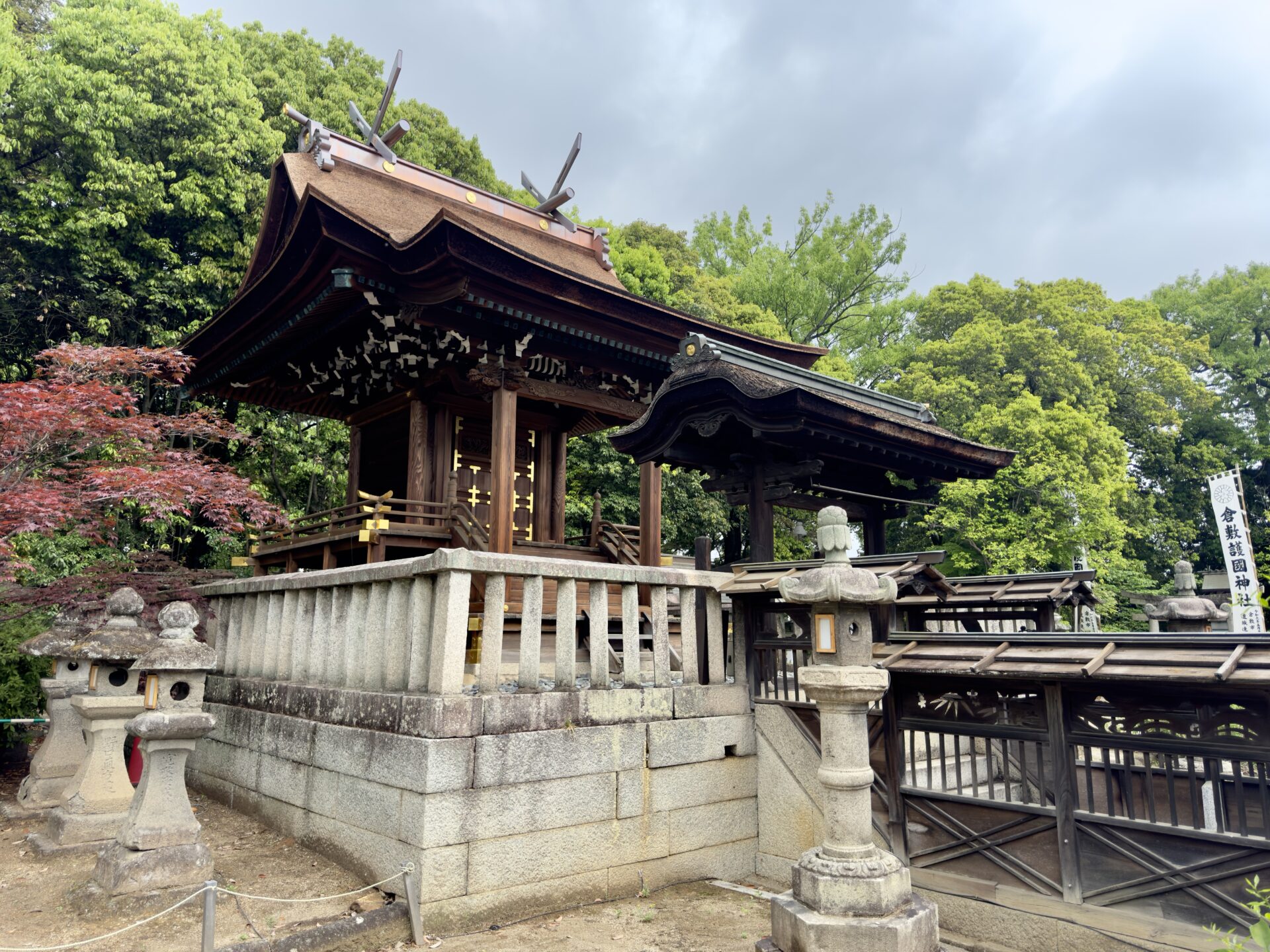 本殿（画像提供：阿智神社）