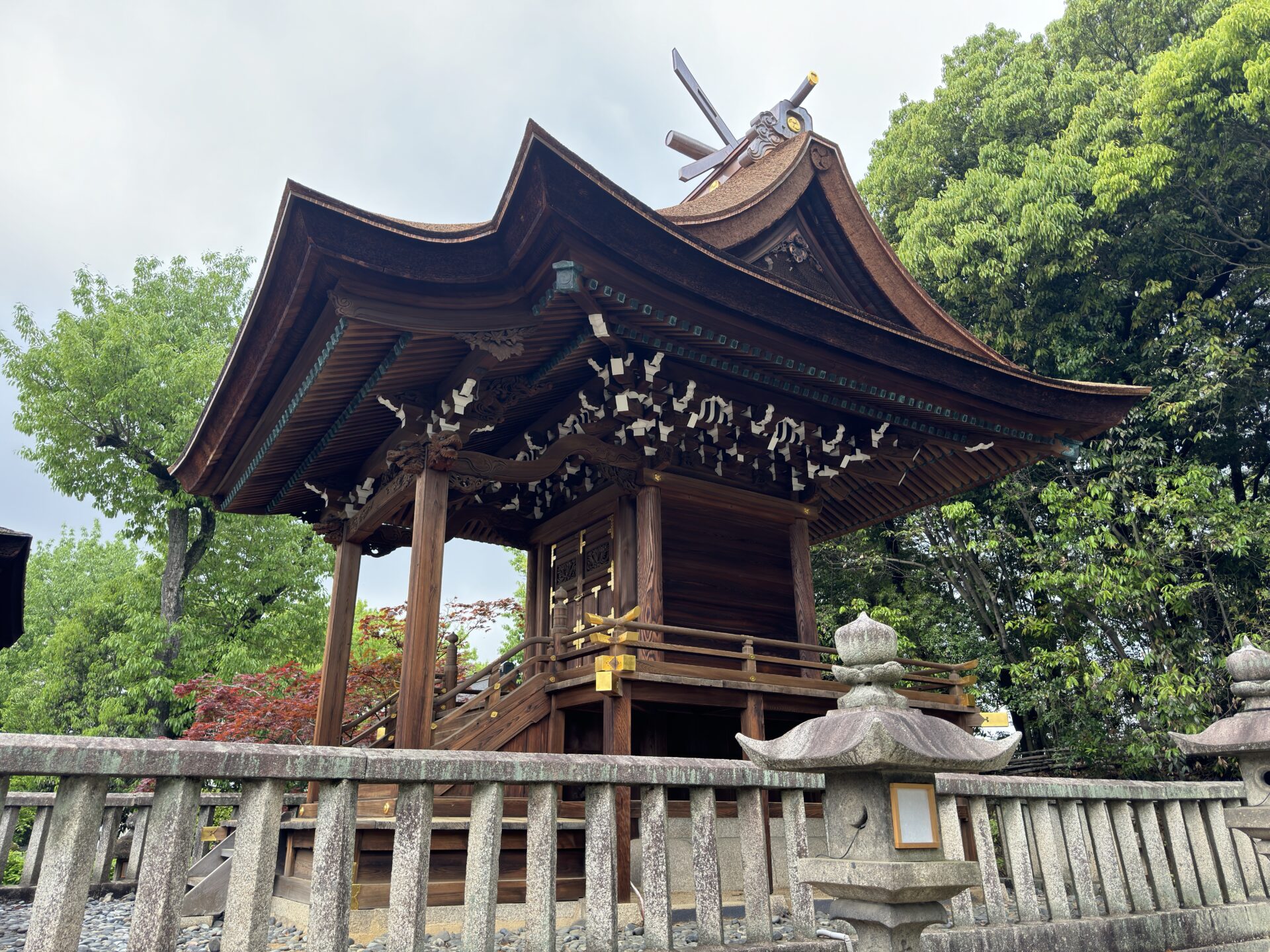 本殿（画像提供：阿智神社）