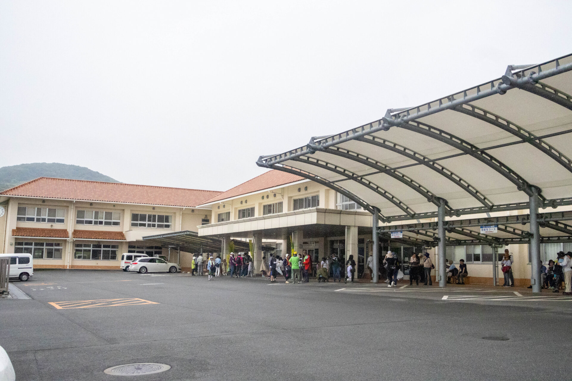 スタート・ゴール地点となる倉敷まきび支援学校