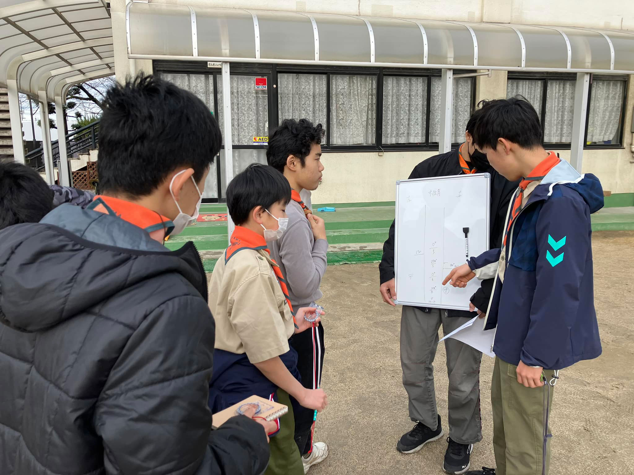 写真提供：ボーイスカウト岡山連盟倉敷第14団　ハイキングのようす